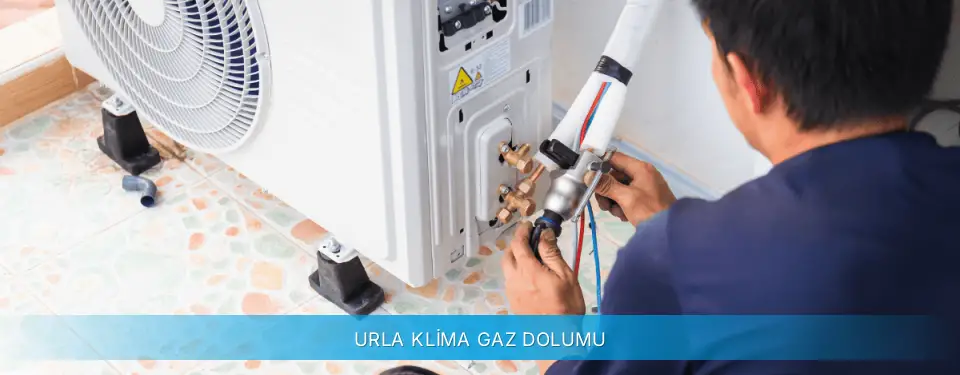 Urla İlçemi Midea Klima Gaz Dolumu